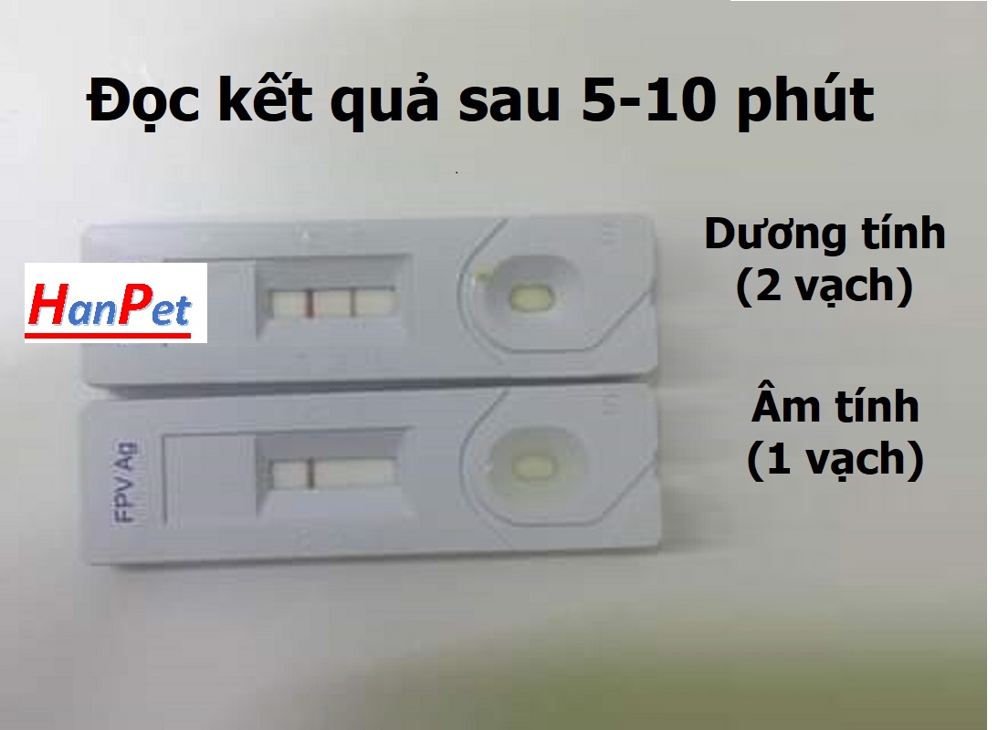Test bệnh thú cưng que thử bệnh chó mèo Parvo Care FPV