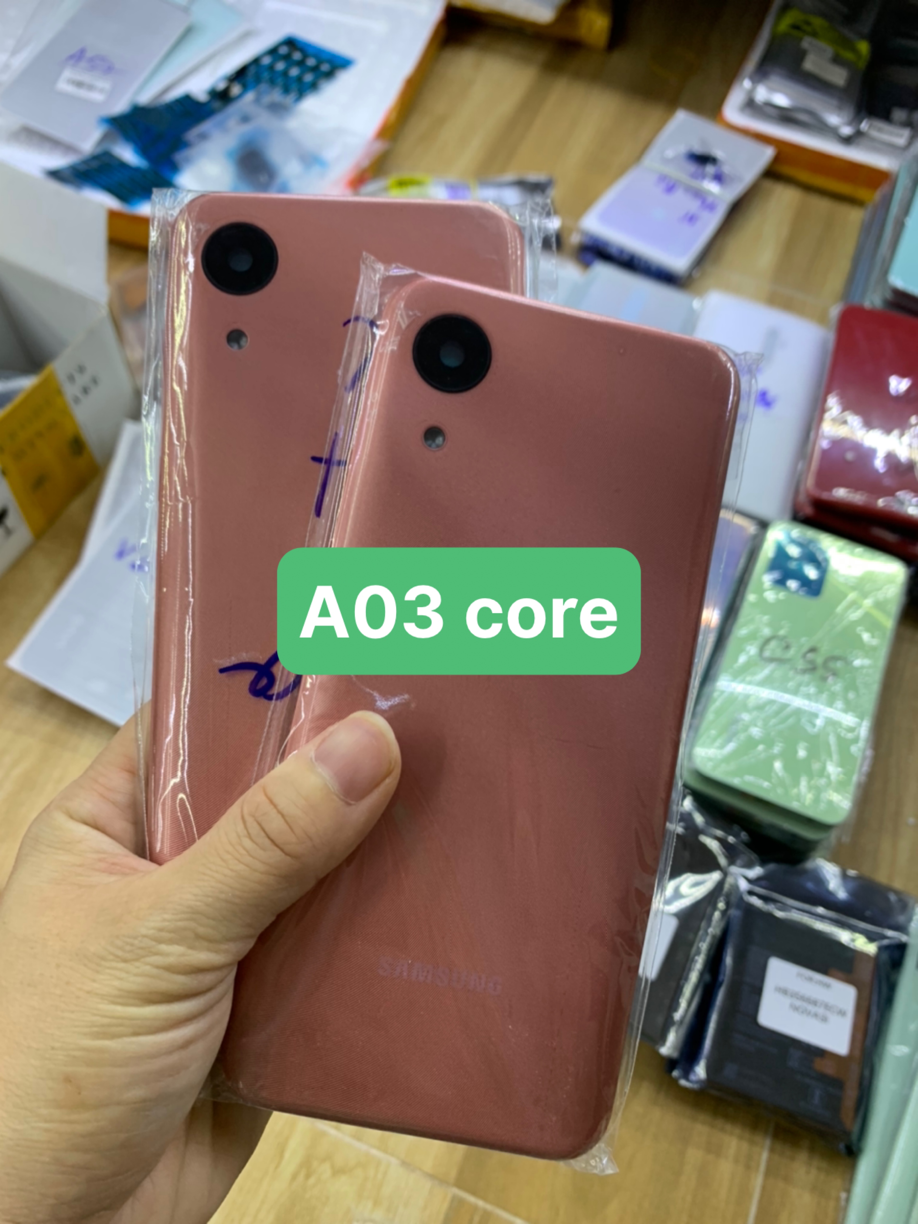 BỘ XƯƠNG VỎ ZIN MỚI ĐIỆN THOẠI SAM SUNG A03 CORE