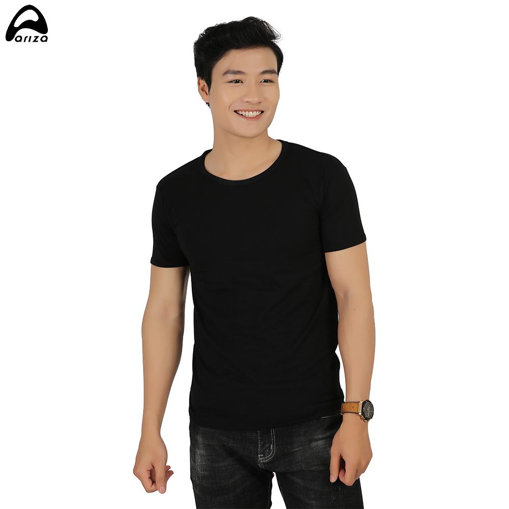 Áo thun nam ngắn tay Ariza chất cotton co giãn thoải mái thoáng mát thấm