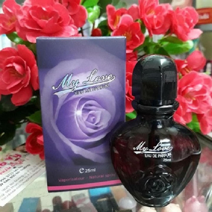 Nước hoa My Love hoa hồng tím 25ml