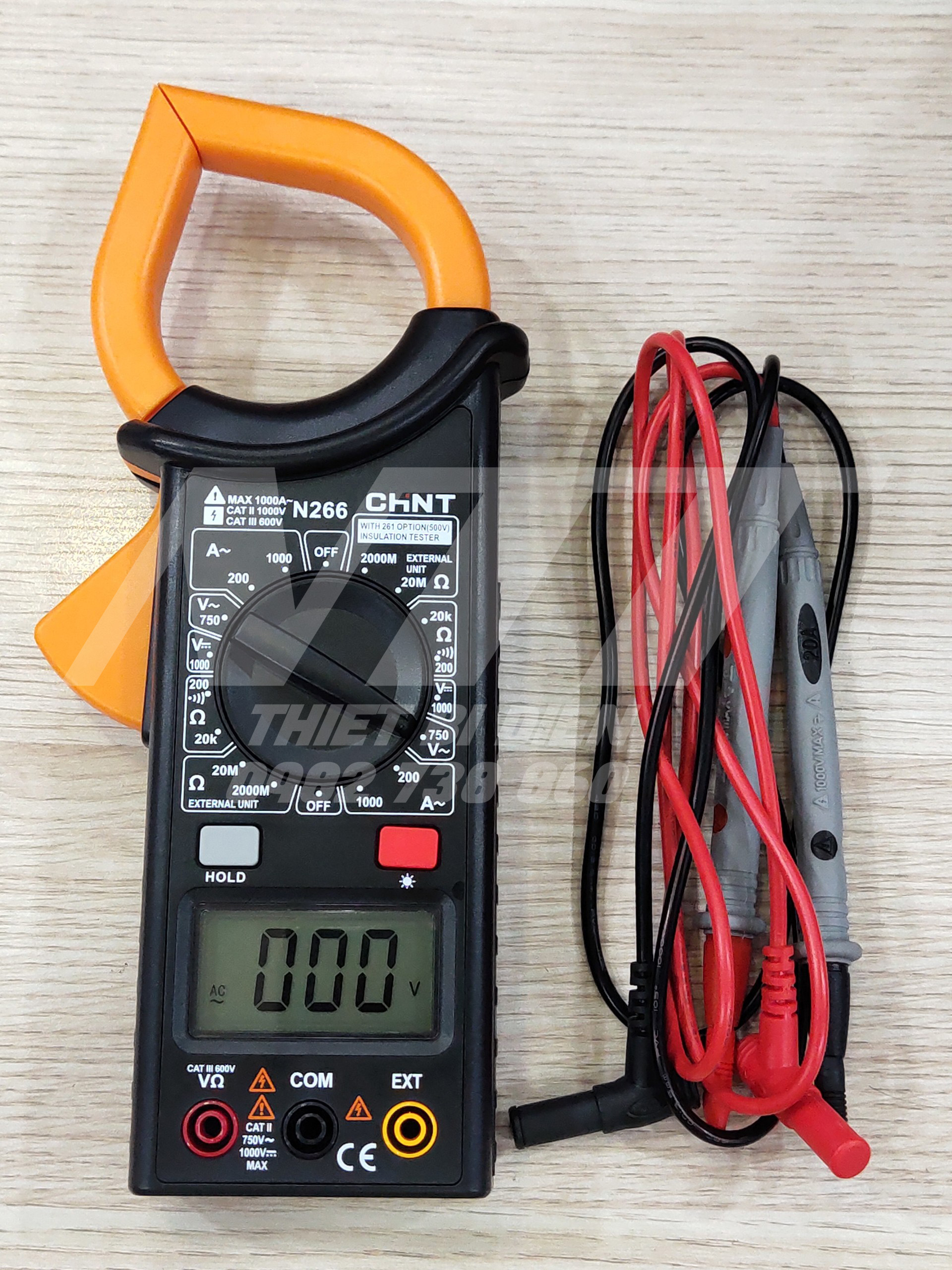 Đồng hồ Ampe kìm cầm tay N266 Chint