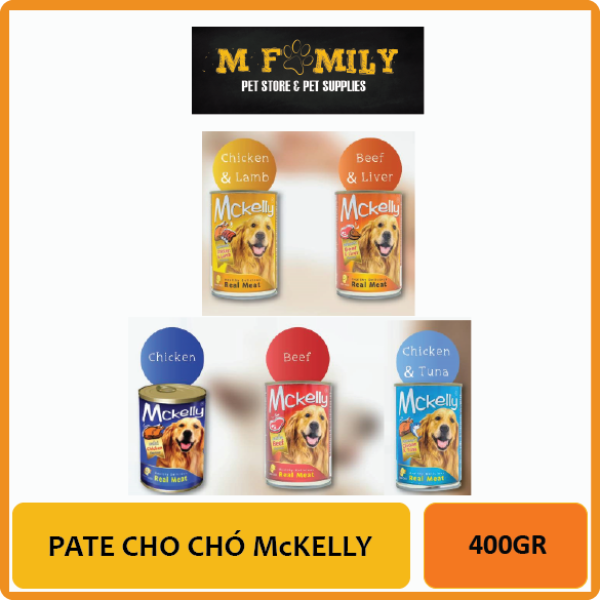 Pate McKelly 400g (Thái Lan) | Pate cho chó | Thức ăn cho chó