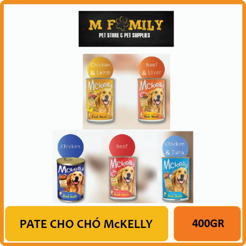 Pate cho chó McKelly hộp 400g siêu hấp dẫn