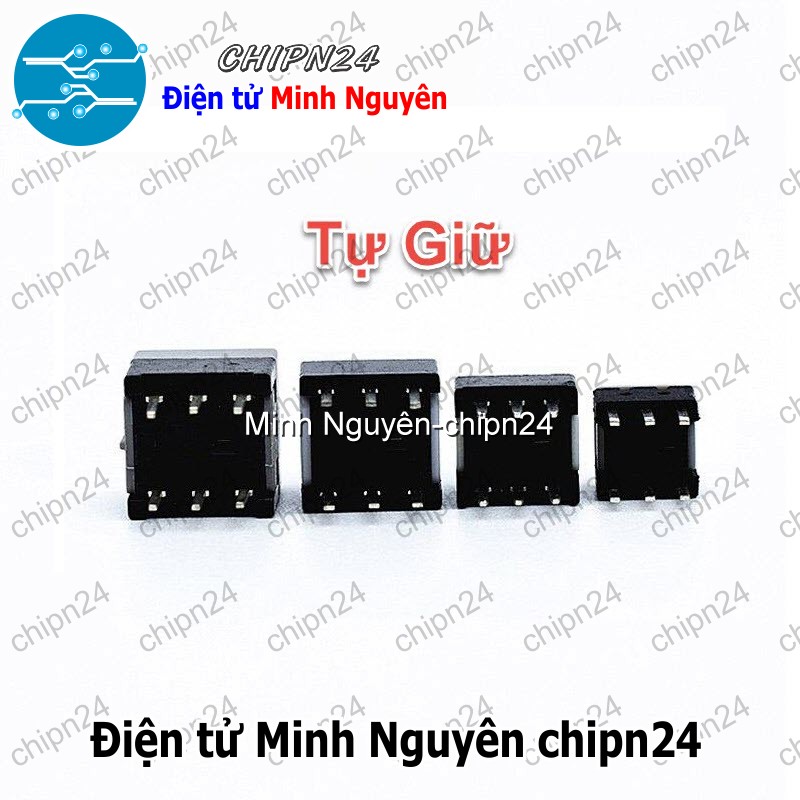 (F83) Nút nhấn 6 chân Tự Giữ (5.8x5.8mm/7x7mm/8x8mm/8.5x8.5mm) - [Chọn Loại] - HHH.00135