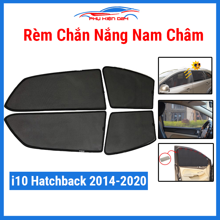 Chắn nắng nam châm ô tô i10 hatchback 2014 2015 2016 2017 2018 2019 2020 che nắng, cản bụi, bảo vệ xe hơi