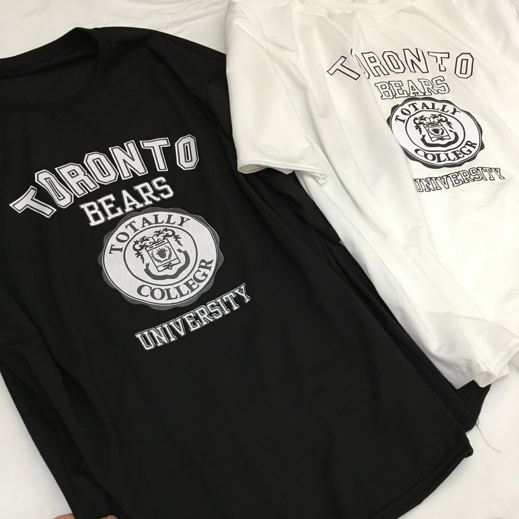 Áo phông tay lỡ toronto fom 60k
