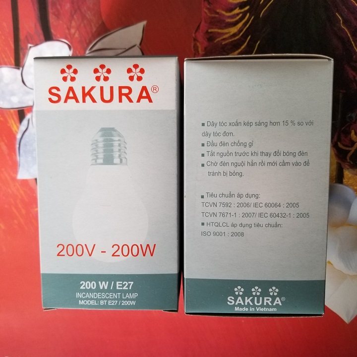 Bóng đèn sợi đốt 200w Nano