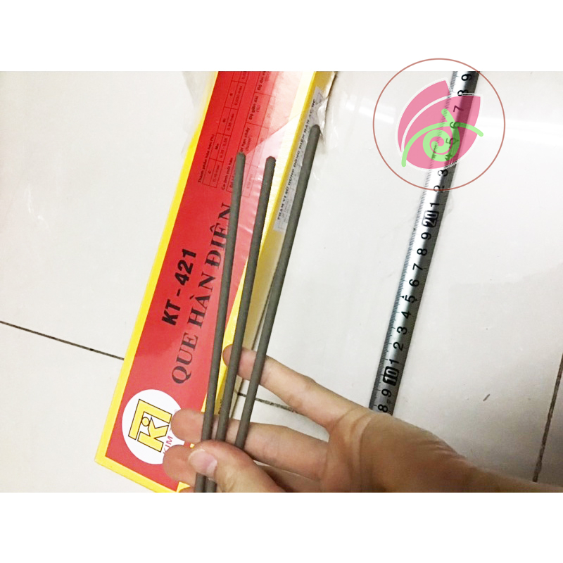Bán lẻ 1kg Que hàn sắt Kim tín 2.5 , 3.2 ly