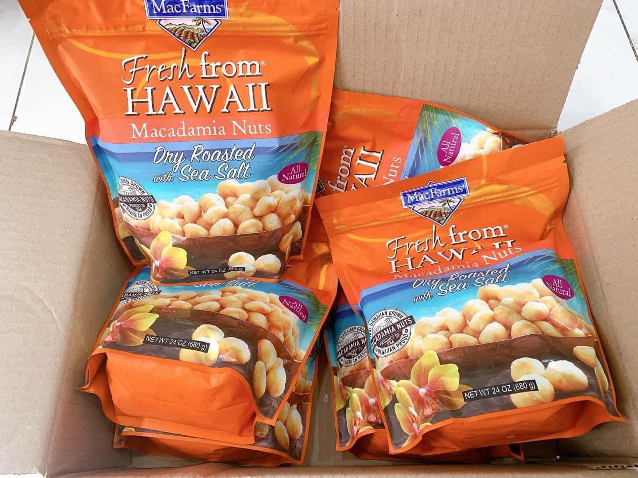USA-Hạt macca tách vỏ Hawaii (Mỹ) 680gram(HCM)