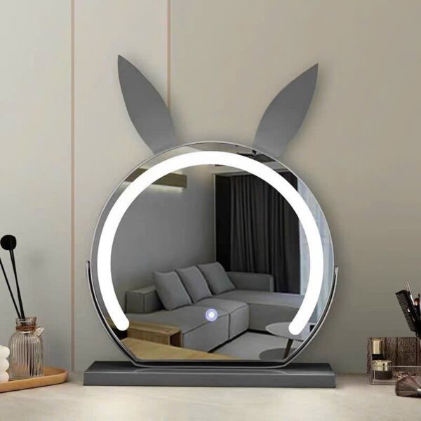 Gương trang điểm tròn có đèn led 50cm