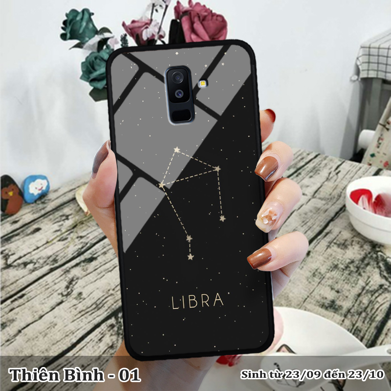 Ốp kính SAMSUNG A6 Plus 2018 in cung hoàng đạo