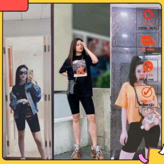 [Hàng loại 1] Quần legging đùi cuộn tím siêu Hot