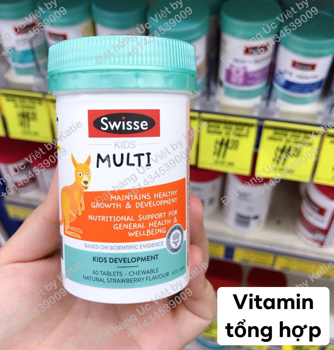 Vitamin tổng hợp cho bé Swisse Kids Multi 60 viên