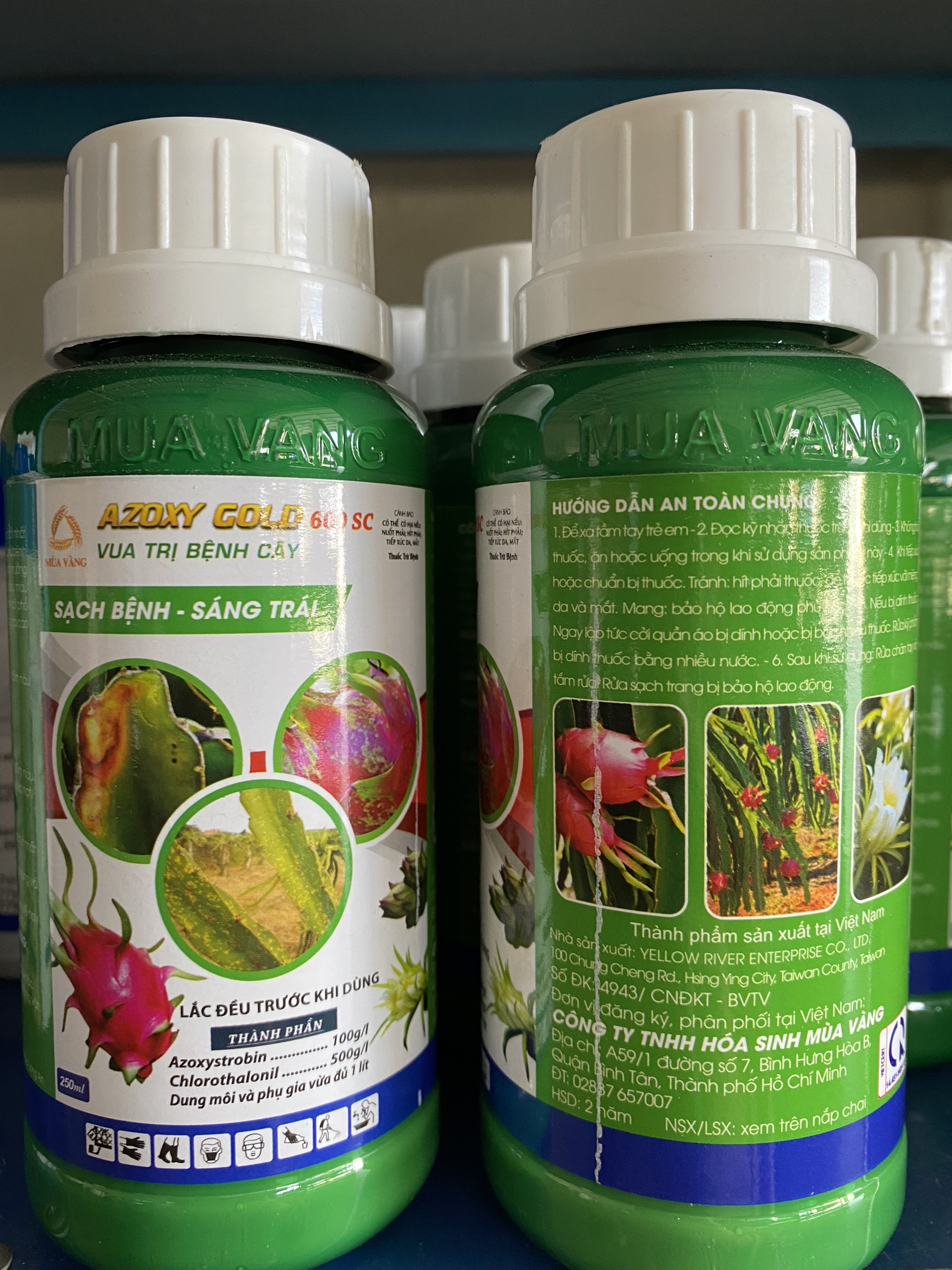 Thuốc trừ nấm bệnh Azoxy Gold 600SC 250ml