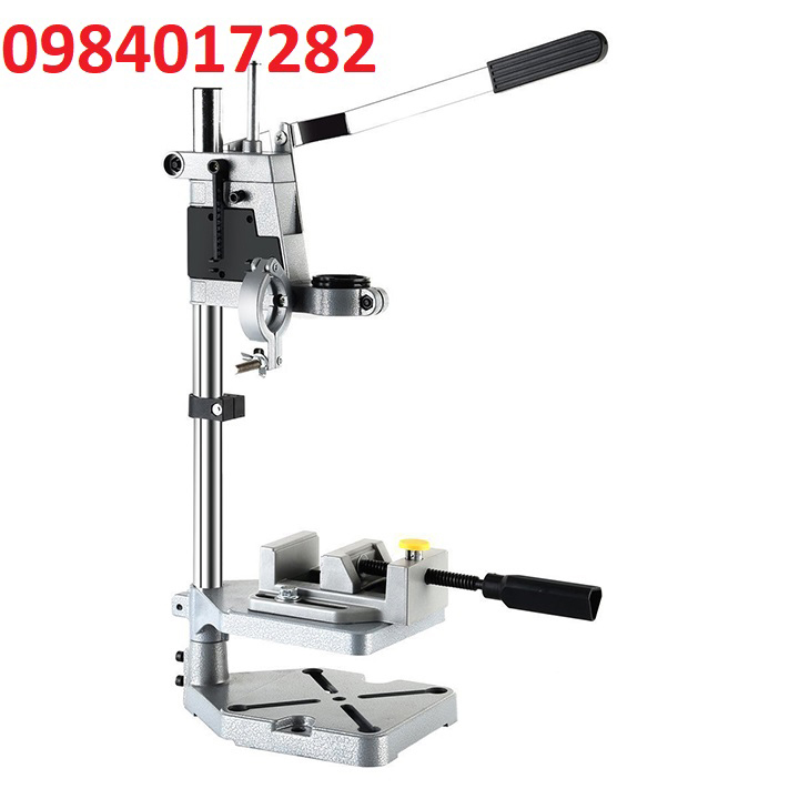 Chân đế kẹp máy khoan kèm ê tô cố định
