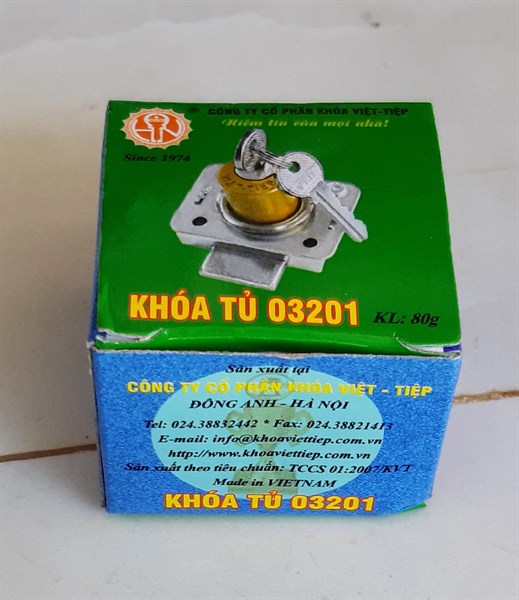 Ổ khóa tủ Việt Tiệp 03201