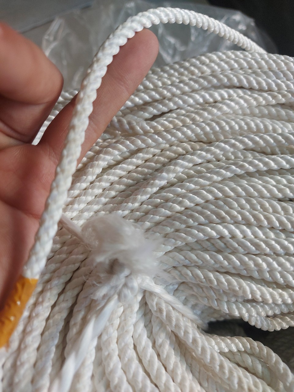 1kg dây thừng trắng 4mm, 6mm, 8mm, 10mm