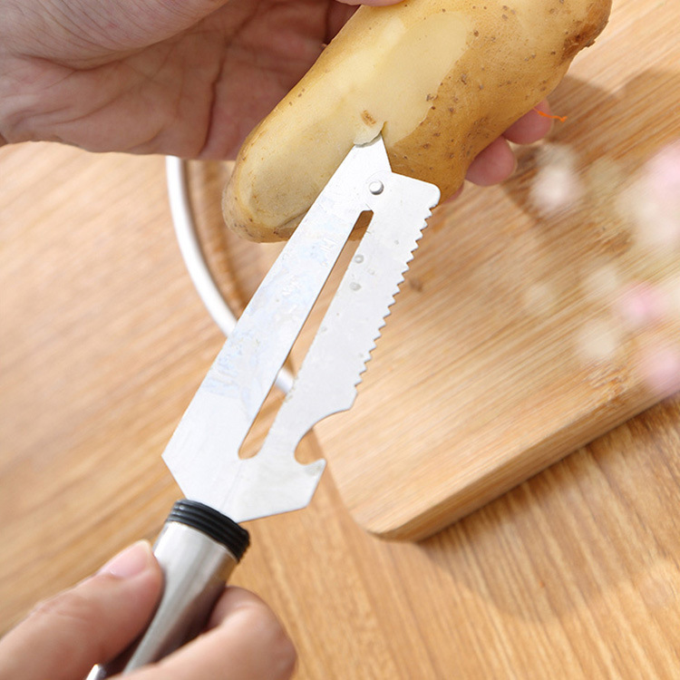 Dao bào trái cây tiện dụng tiện dụng dành cho nhà bếp, dao bào vỏ rau củ hoa quả giá rẻ, dao bào gọt vỏ inox 201, dao bào