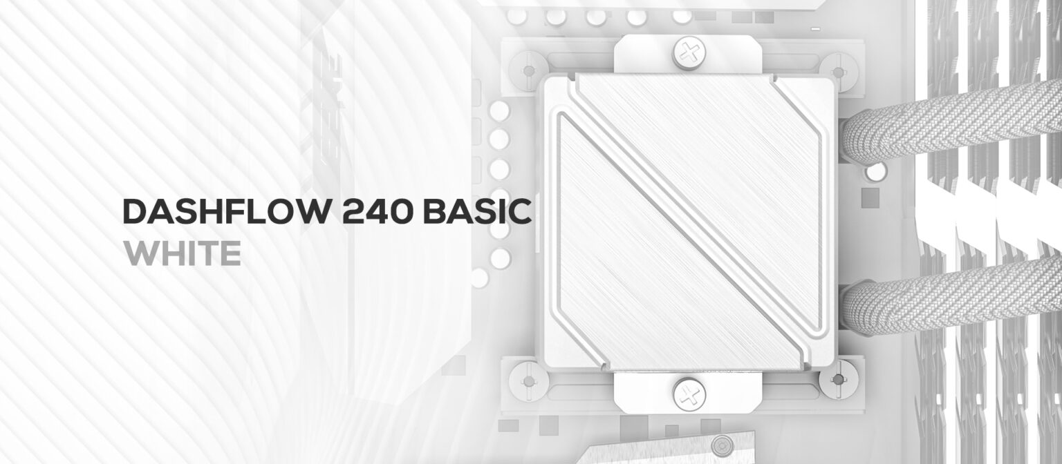 Tản nhiệt nước CPU AIO ID-COOLING DASHFLOW 240 BASIC | WHITE (Fan LED trắng) - Chính hãng