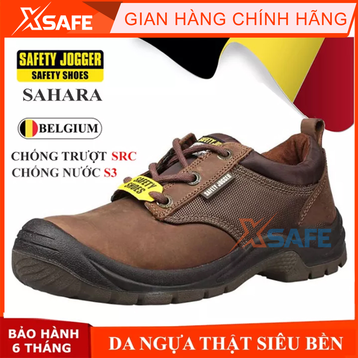 Labor protection shoes male jogger Sahara S3 leather horse super durable, anti-water, anti-studs, slip shoes works, factory Stock low sports styling premium [xsafe] [Xtool]