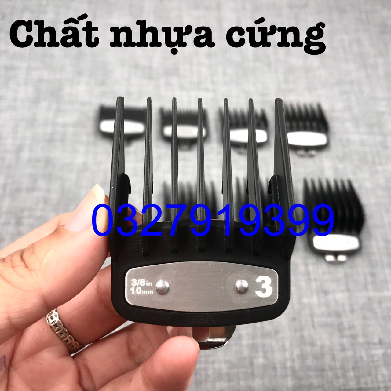 Bộ cữ tông đơ BARBER gá thép ( 1 bộ 8 cái )
