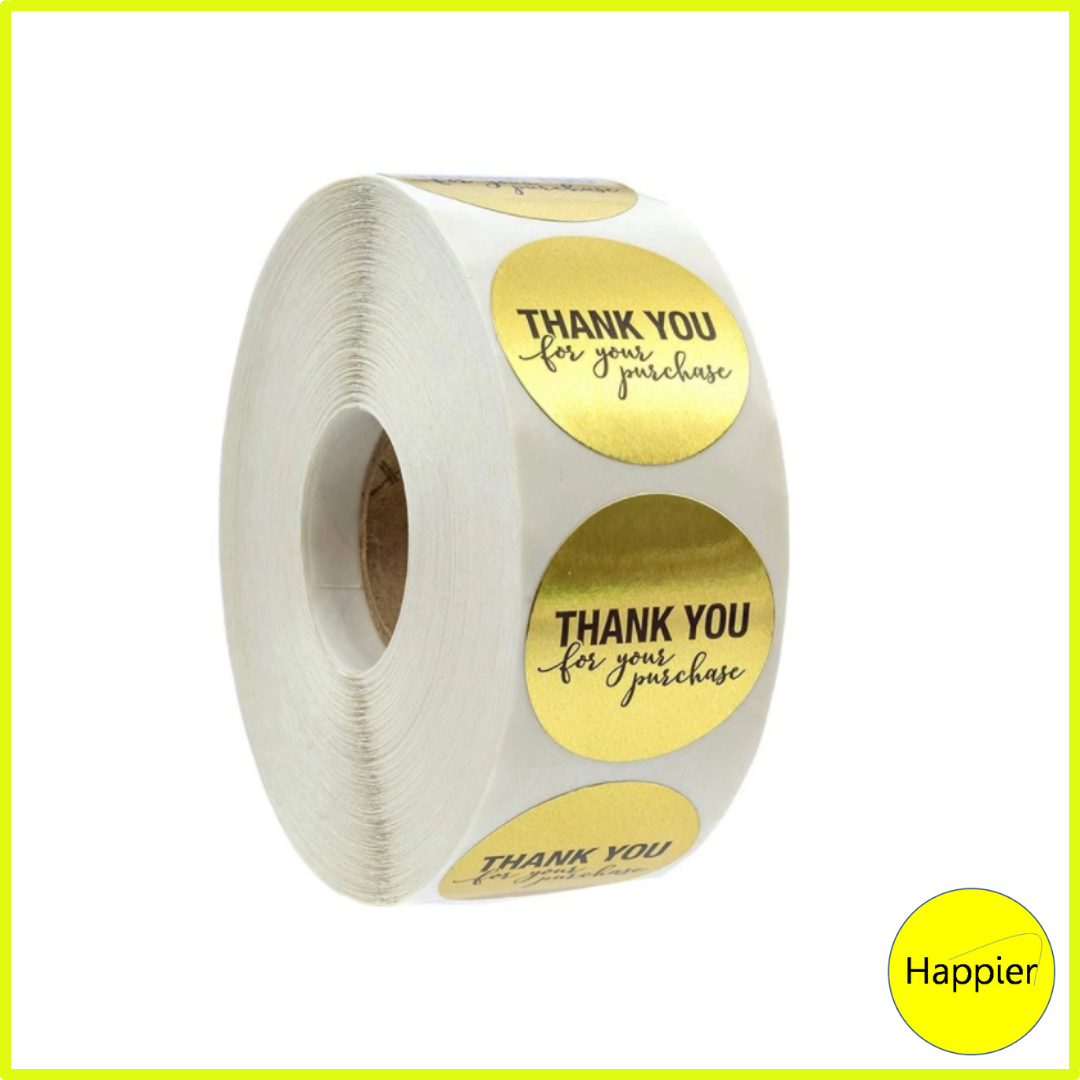 [HCM]Tem Dán Thank You 1 Cuộn 500 Miếng