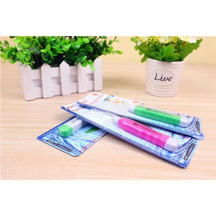 Set 3 Dụng cụ lấy ráy tai có đèn phát sáng (vỉ giấy)