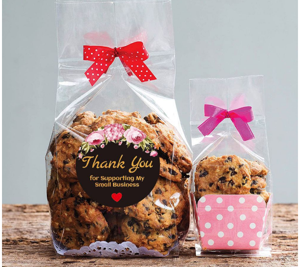 Cuộn 500 tem dán thank you, tem dán cảm ơn vì đã đặt hàng