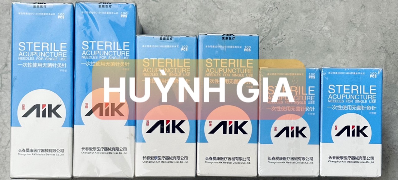 Kim châm cứu AIK 1 hộp 100 Kim