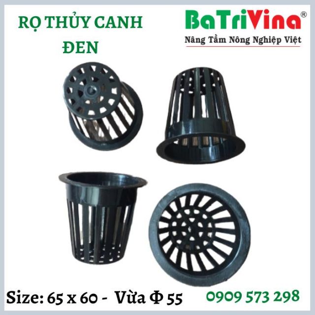 [HCM]Rọ Nhựa Trồng Rau Thủy Canh Phi 55 Chuyên Dụng Nhựa Dẻo Tốt