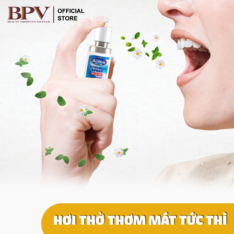 [ Tặng 1 tăm chỉ 100m] Xịt Thơm Miệng Beauty Formulas 15ml - NK UK (Anh Quốc)