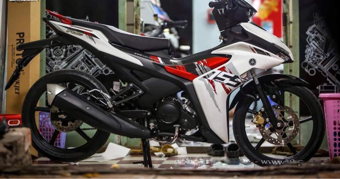 Tem rời yamaha exciter vva 155 trắng - decal cao cấp