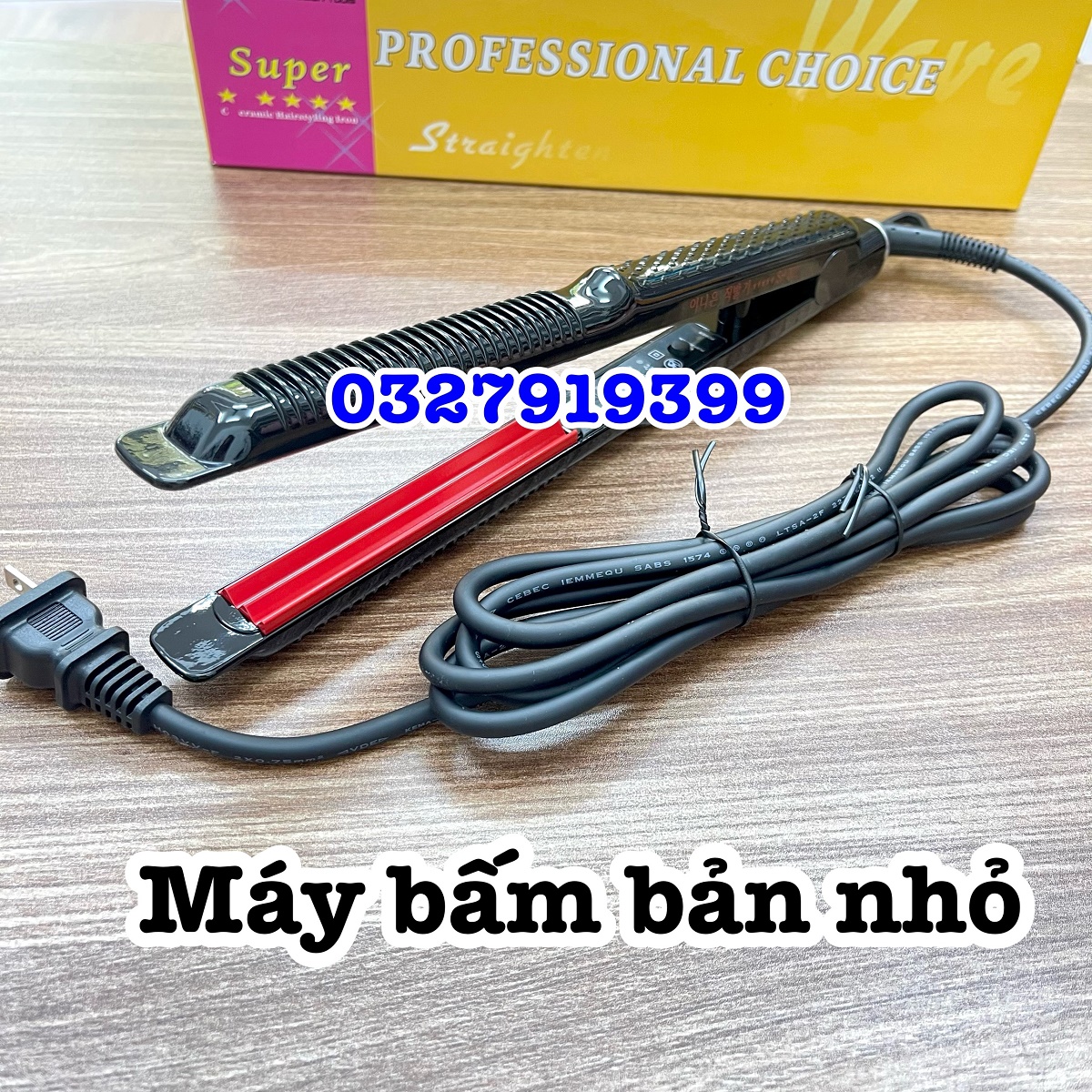 Hq 201 Korean Professional Hair Straightener 5 Temperature Levels 140-220 Degrees Dimensions 29cm X 2.2cm Cord 2.2m Power 60W-100W with Status Indicator Light