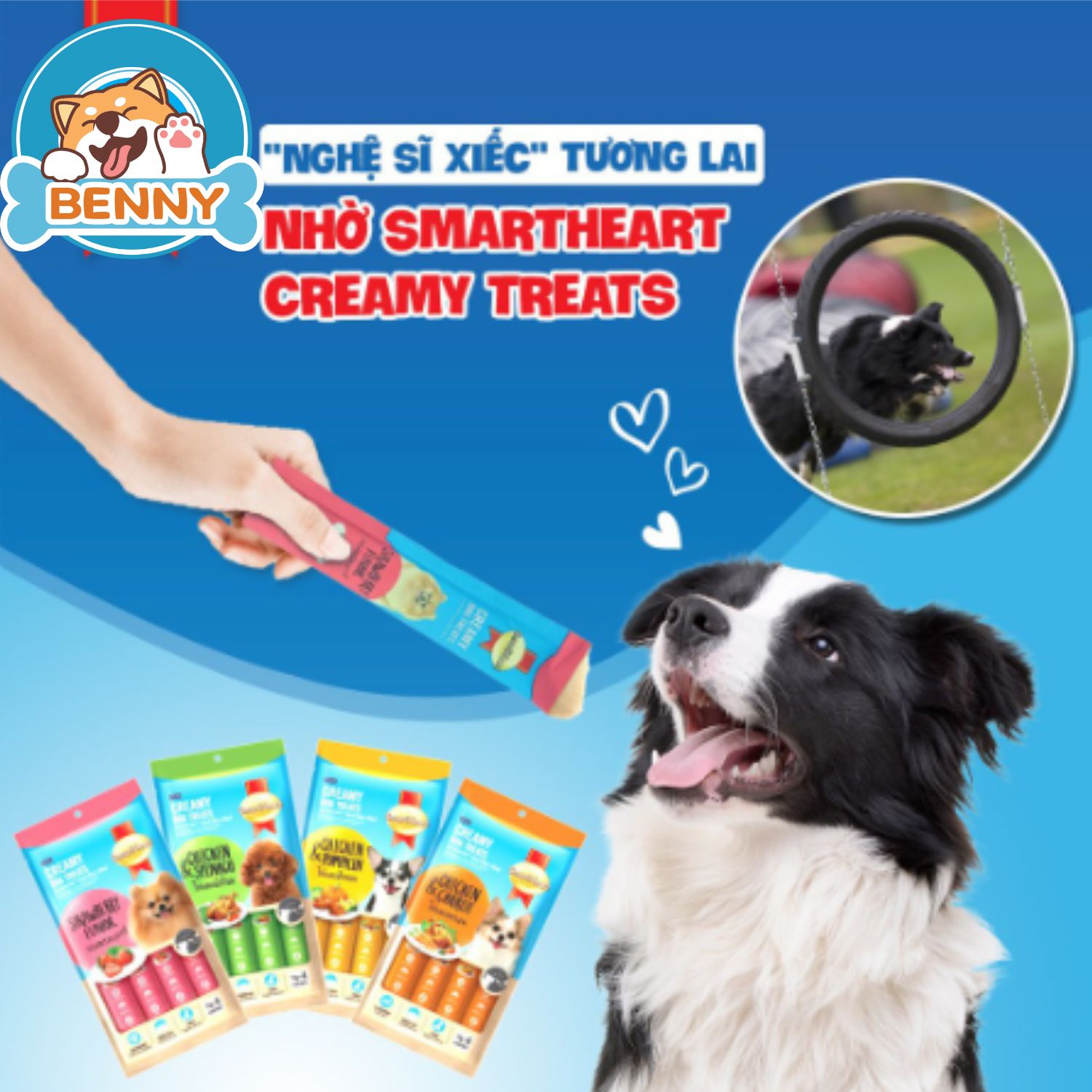 Súp Thưởng Smartheart Creamy Cho Chó Mọi Lứa Tuổi - 60G