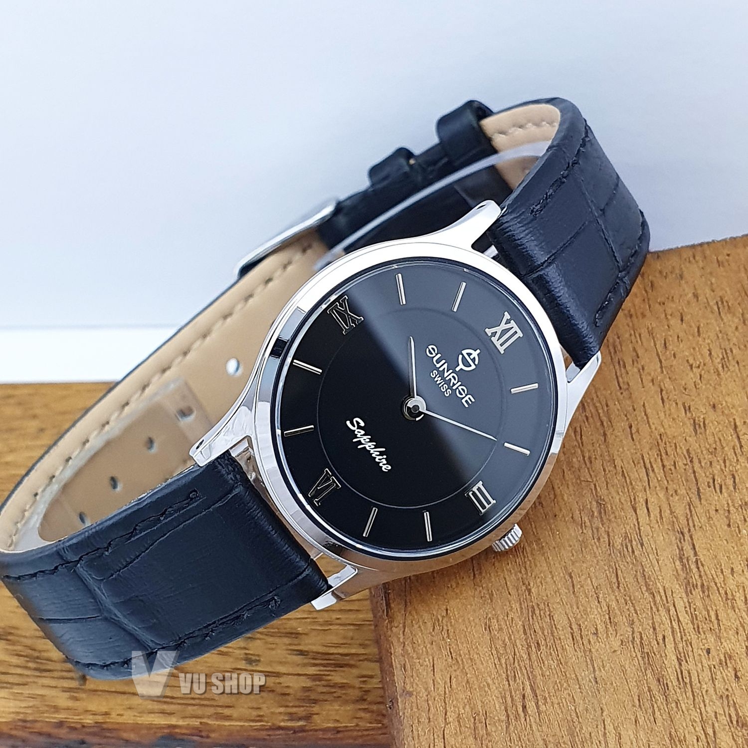 Đồng hồ nữ SUNRISE DL736PWC - KÍNH SAPPHIRE