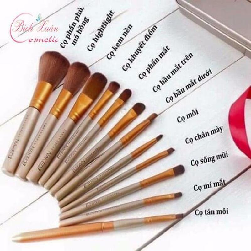 Bộ cọ make up 12 món cao cấp kèm hộp đựng sang trọng