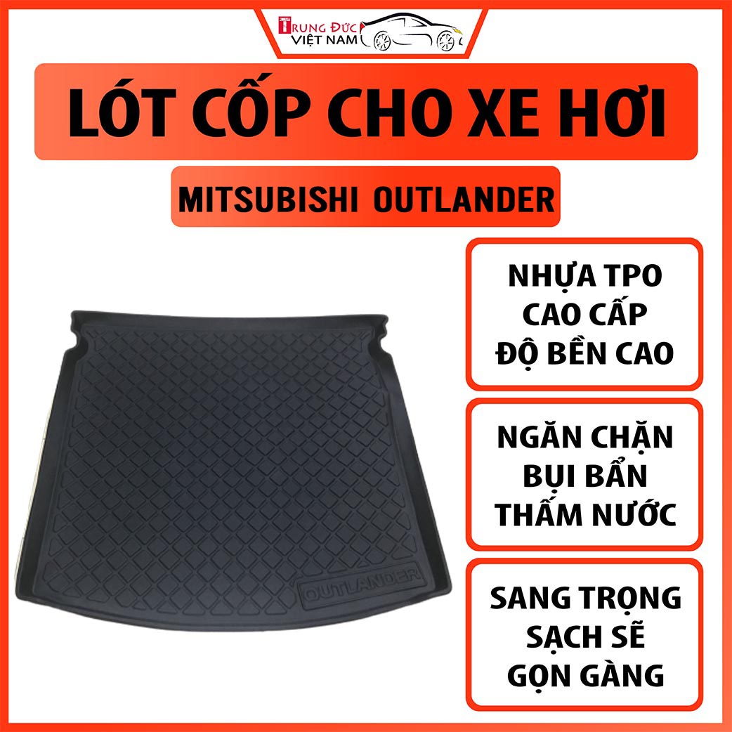 Lót cốp nhựa cho xe MITSUBISHI OUTLANDER