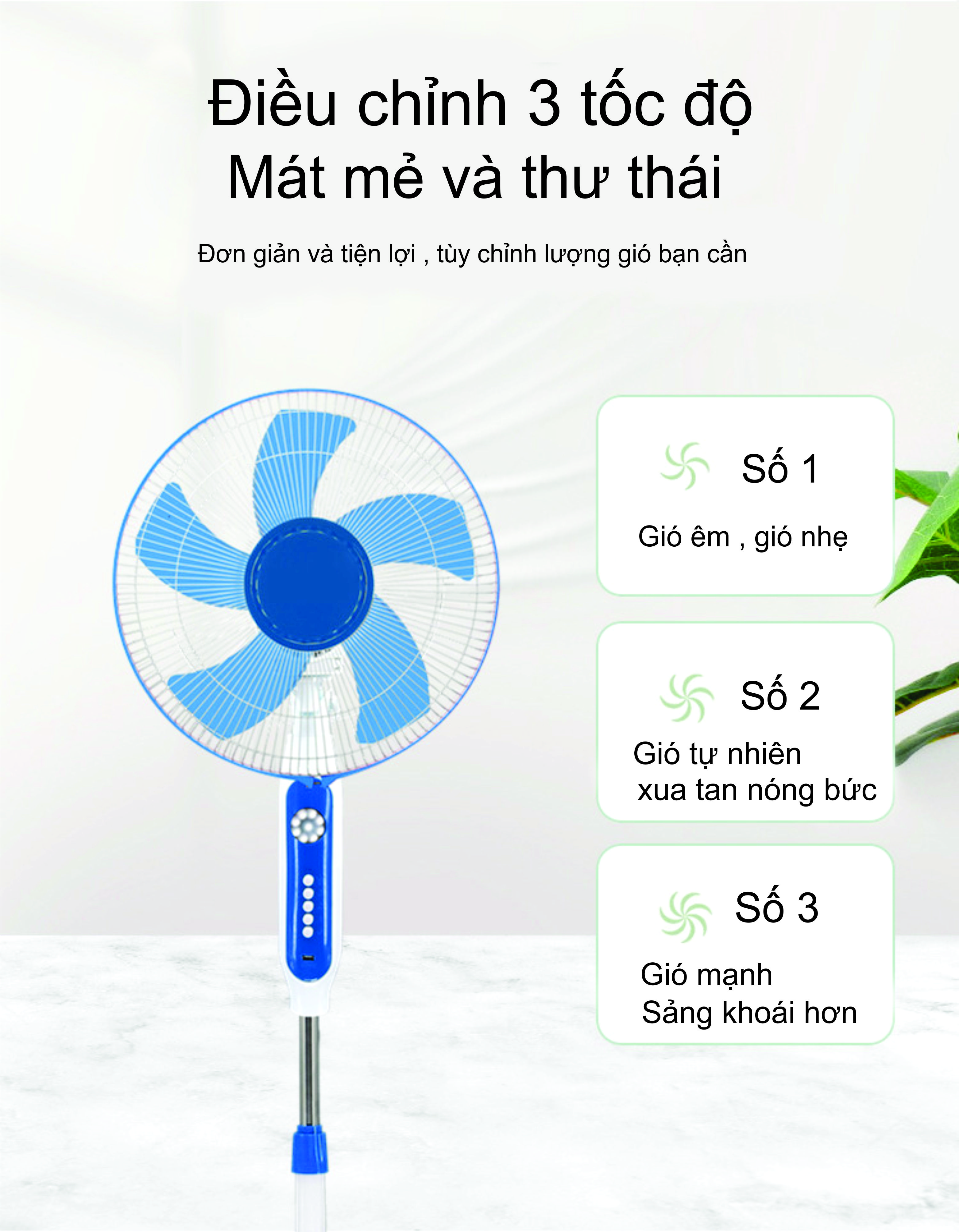 Quạt năng lượng mặt trời JD-188