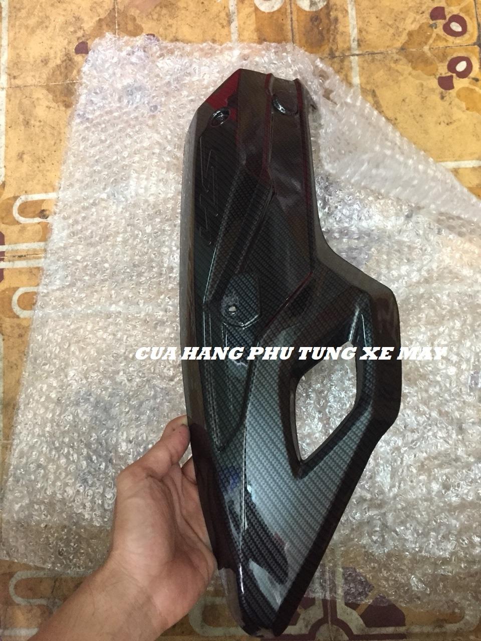Ốp pô SH 2017 - 2019 cacbon