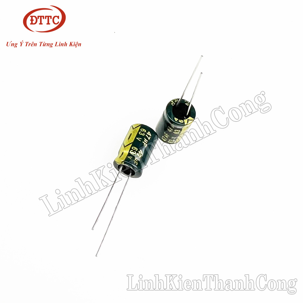 Bộ 2 Chiếc Tụ Hóa 47uF 63V (8x12mm)