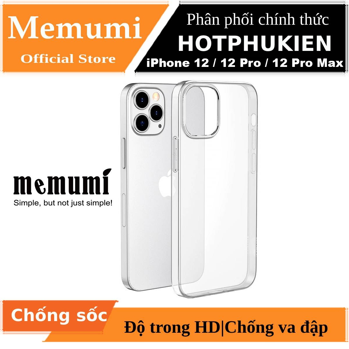 Mesumi glitter ultra slim 1mm shockproof case cover for iPhone 12/ 12 pro/12 Pro Max clear antiscratch stain resistant heat dissipation-distributed by hotphukien