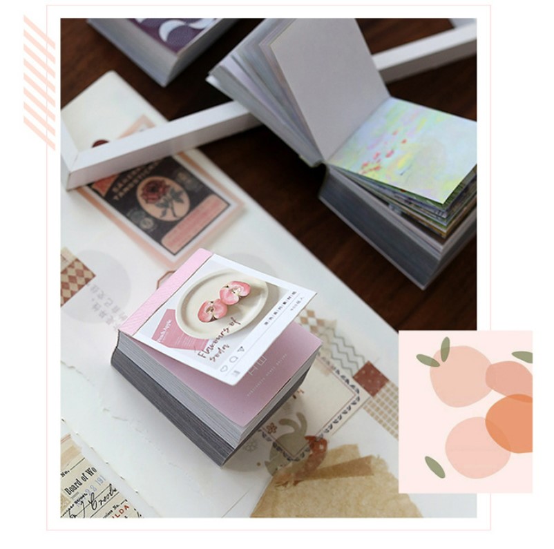 Set 400 tờ giấy nền trang trí Bullet Journal Be Tiny Stationery
