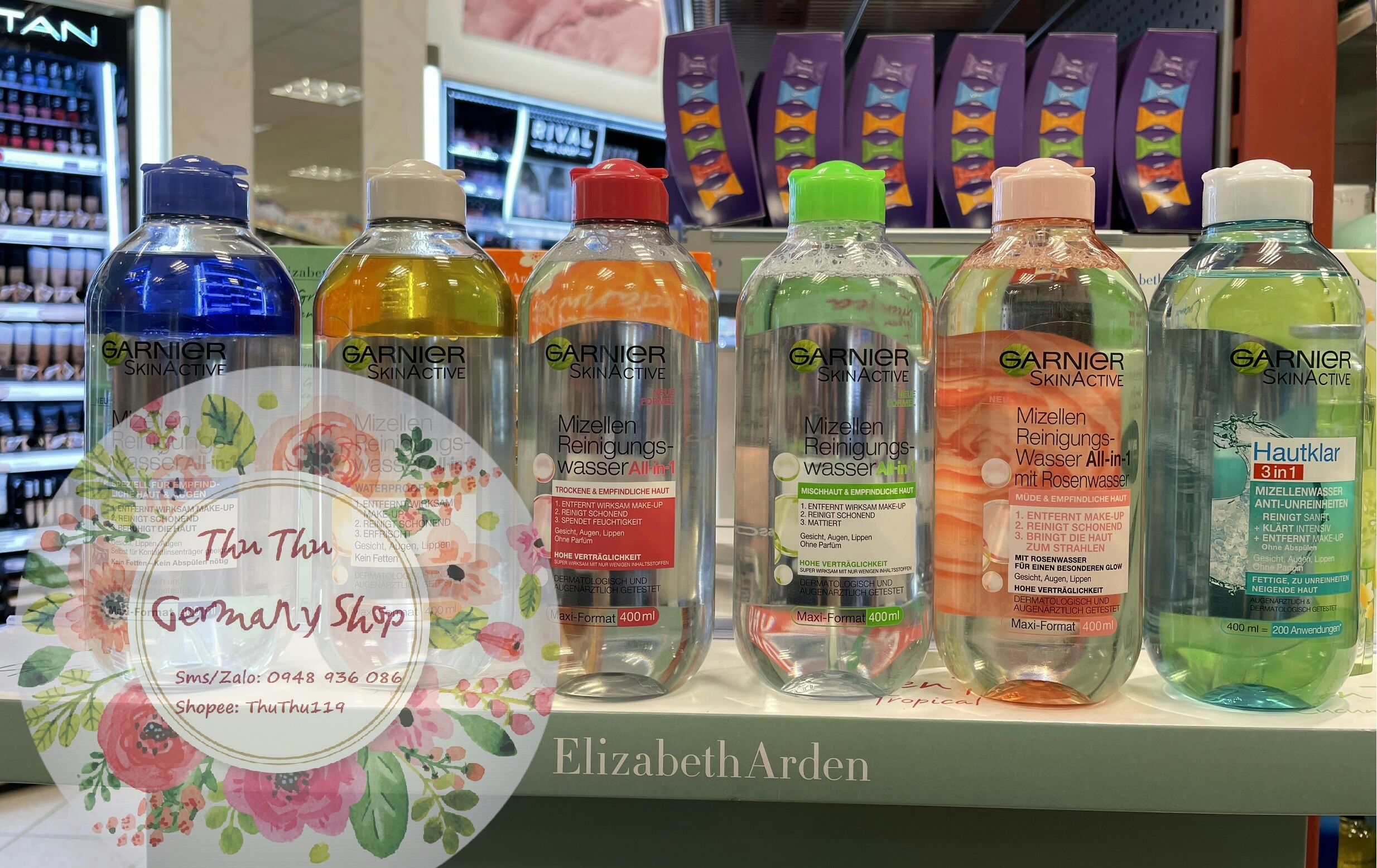 (Review) Nước tẩy trang Garnier 400ml Đức