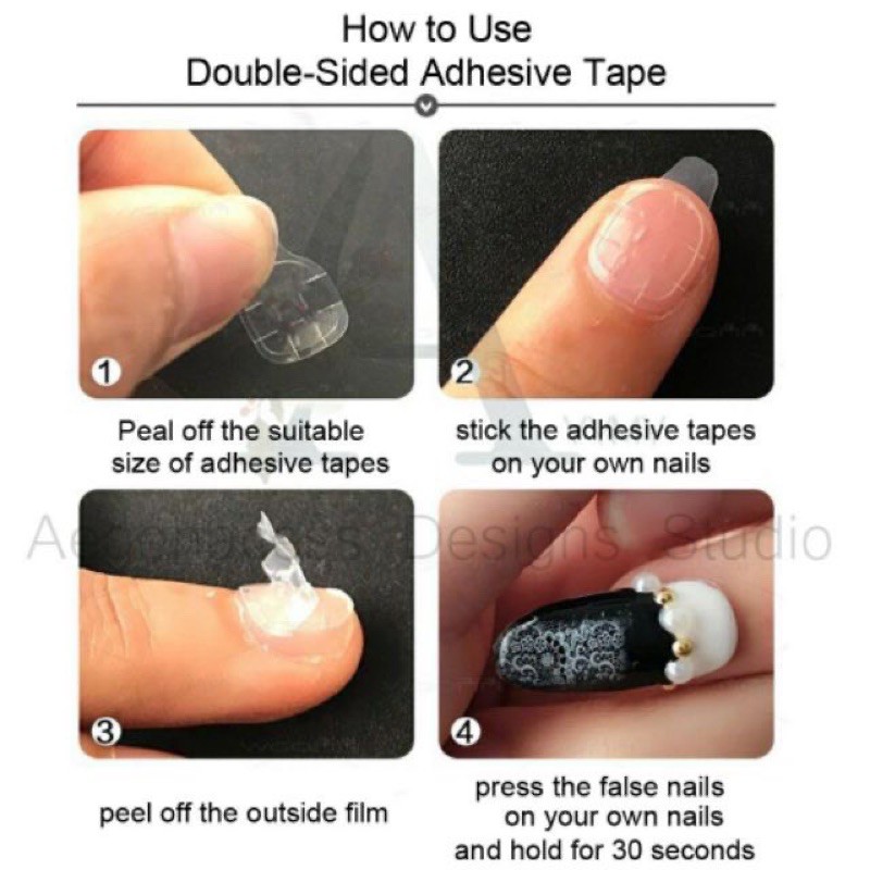 [HCM]Miếng dán móng silicon nail vỉ dán móng silicon