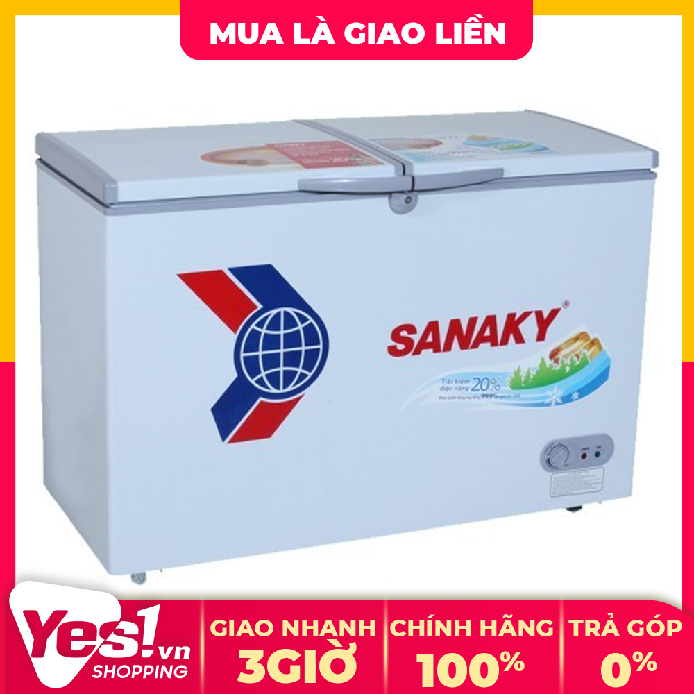 Tủ đông sanaky vh-4099w1 - bảo hành chính hãng - voucher 10% lên đến 800k