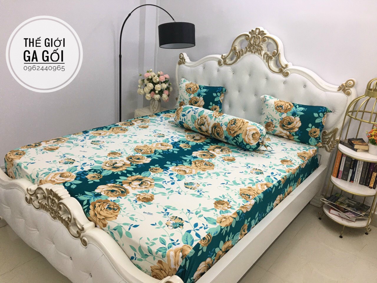 Bộ Ga 1m6 x 2m Thun Lạnh Hàn Quốc 4 món ( 1 ga bọc + 2 vỏ gối nằm + 1 vỏ gối ôm)