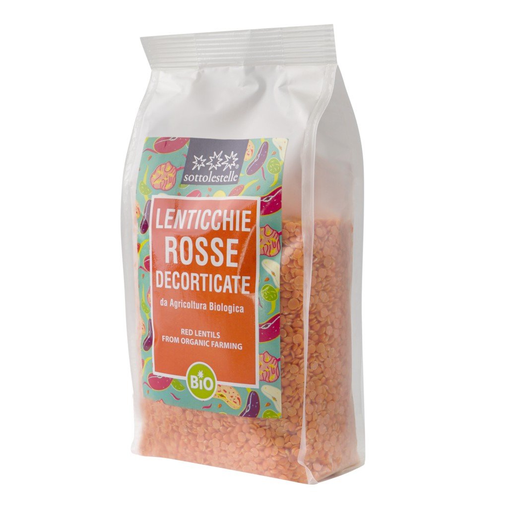 Đậu lăng  hữu cơ Sottolestelle 500g