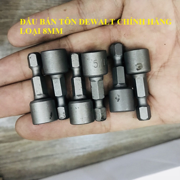 Đầu bắn tôn dewalt 8mm