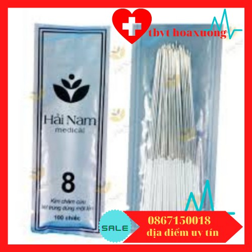 Kim châm cứu gói Hải Nam các số từ 3 - 10