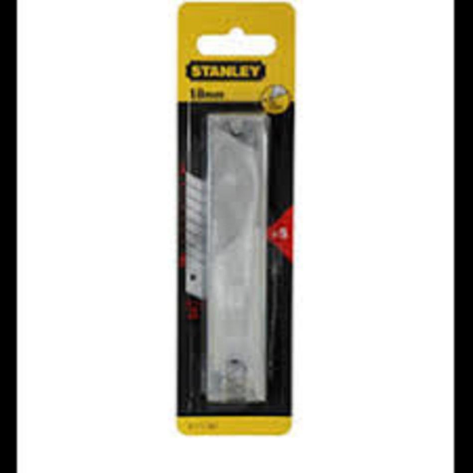 Lưỡi dao rọc cáp thẳng stanley 18mm x10mm 10lưỡi 1 hộp 11-301t